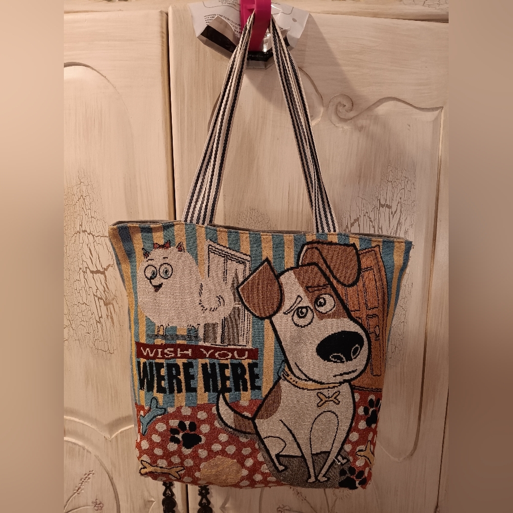 PETS Movie Print Shoulder Bag